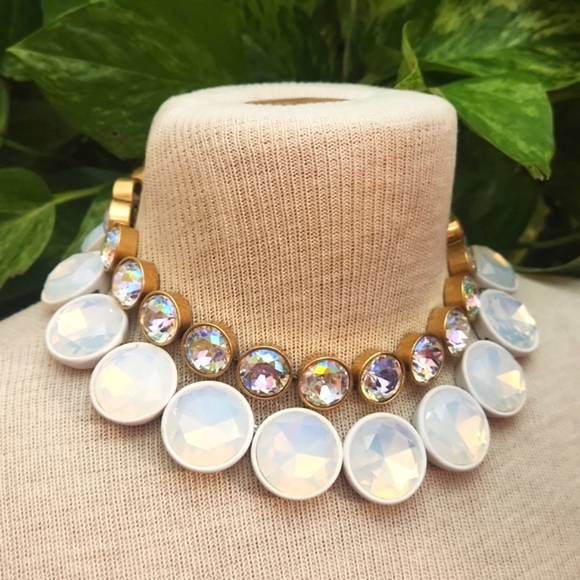 J. Crew Brulee Iridescent Infinity Necklace (#2) - Picture 3 of 8